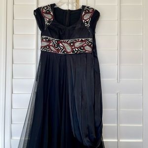 Pictures don’t justify this beauty. Cinderella luxury designer black long gown.